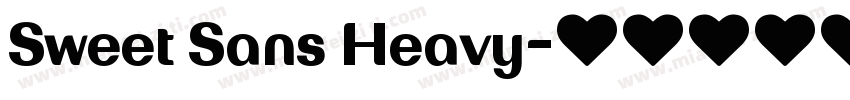 Sweet Sans Heavy字体转换